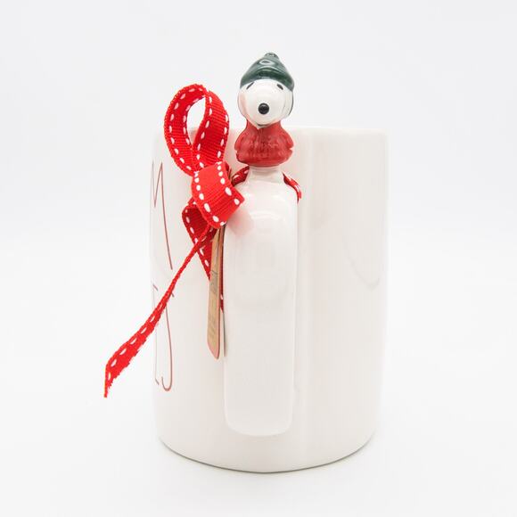 Rae Dunn Peanuts Mug, Warm Wishes Snoopy 16oz Ceramic Coffee Cup - Picture 7 of 10